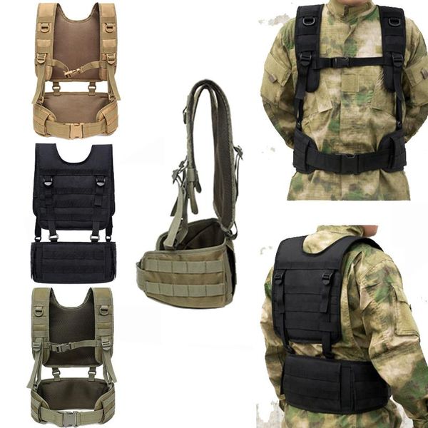 tactical vest belt suit military hunting camouflage wargame accessories army outdoor molle multifunction combination jackets, Camo;black
tactical vest belt suit military hunting camouflage wargame accessories army outdoor molle multifunction combination jackets, Camo;black