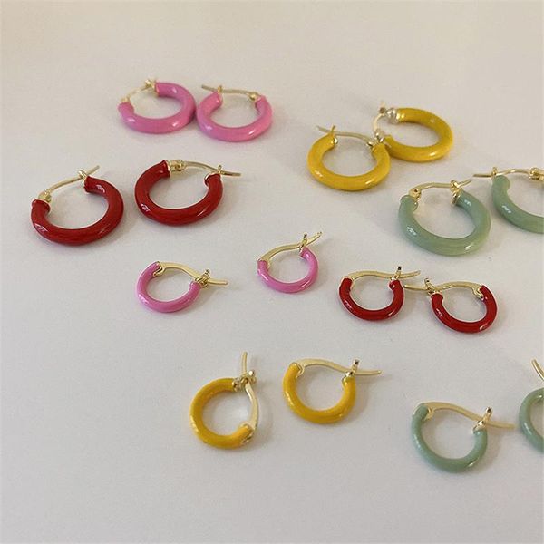 hoop & huggie 2021 korean retro colorful geometric c shape earrings gold metal for woman girls party travel aesthetic jewelry, Golden;silver
hoop & huggie 2021 korean retro colorful geometric c shape earrings gold metal for woman girls party travel aesthetic jewelry, Golden;silver