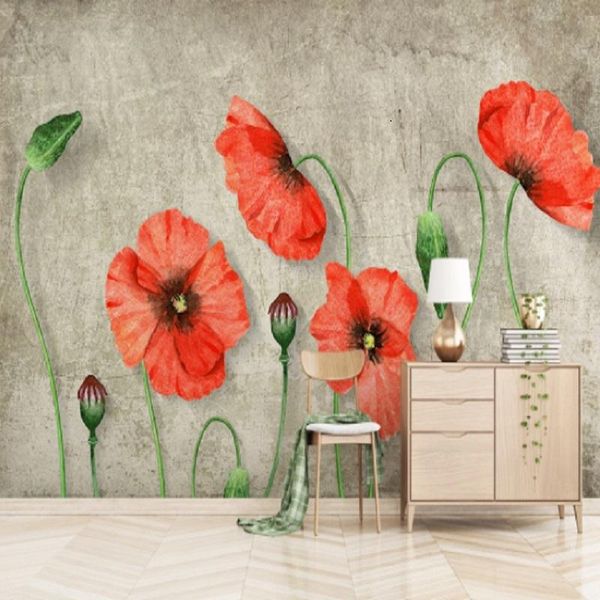wallpapers european style 3d red flower background mural bedroom living room wall po fresco home decor
wallpapers european style 3d red flower background mural bedroom living room wall po fresco home decor