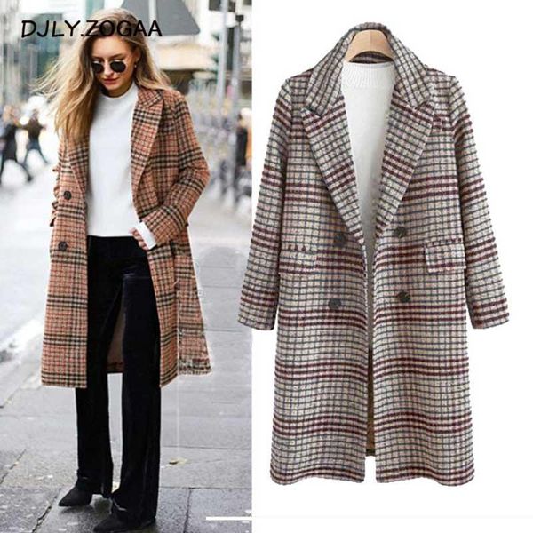 women's wool & blends zogaa women autumn coat tweed coats and jackets womens windbreaker fall long lattice blazers spring clothes for, Black
women's wool & blends zogaa women autumn coat tweed coats and jackets womens windbreaker fall long lattice blazers spring clothes for, Black