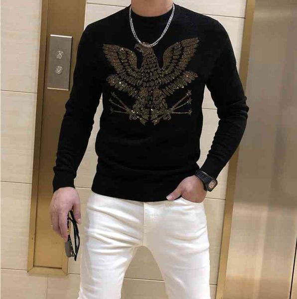 men's sweaters 2021 spring autumn winter warm knitted sweater diamond stone male clothing casual knitwear, Black
men's sweaters 2021 spring autumn winter warm knitted sweater diamond stone male clothing casual knitwear, Black