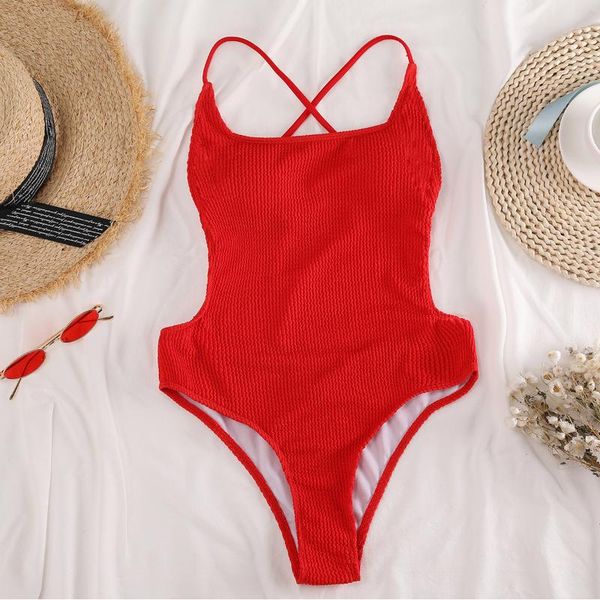 one-piece suits one piece swimsuit women solid red high cut backless bodysuit monokini summer bathers bathing sui swimwear 2021
one-piece suits one piece swimsuit women solid red high cut backless bodysuit monokini summer bathers bathing sui swimwear 2021