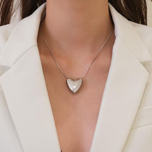 pendant necklaces classic fashion sweet girls elegant alloy heart necklace for women students party choker jewelry gifts, Silver
pendant necklaces classic fashion sweet girls elegant alloy heart necklace for women students party choker jewelry gifts, Silver