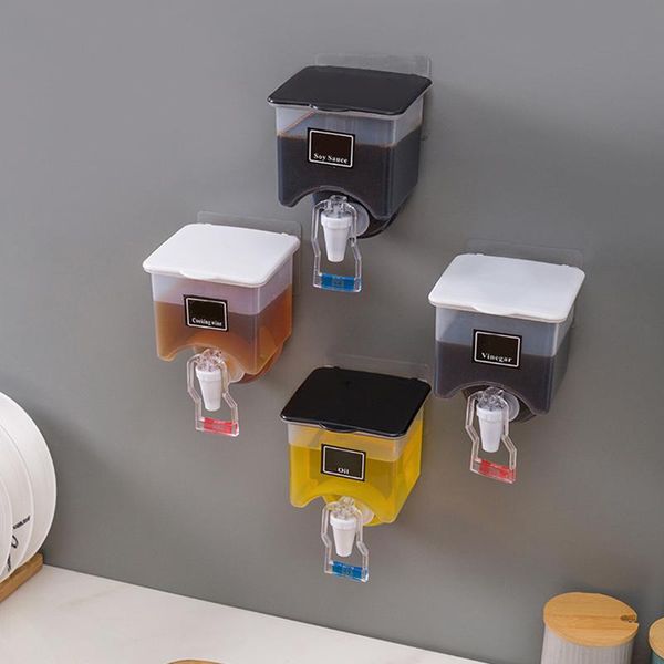 storage bottles & jars wall-mounted seasoning container with water tap dust-proof easy to clean durable long lasting for kitchen fbs889
storage bottles & jars wall-mounted seasoning container with water tap dust-proof easy to clean durable long lasting for kitchen fbs889