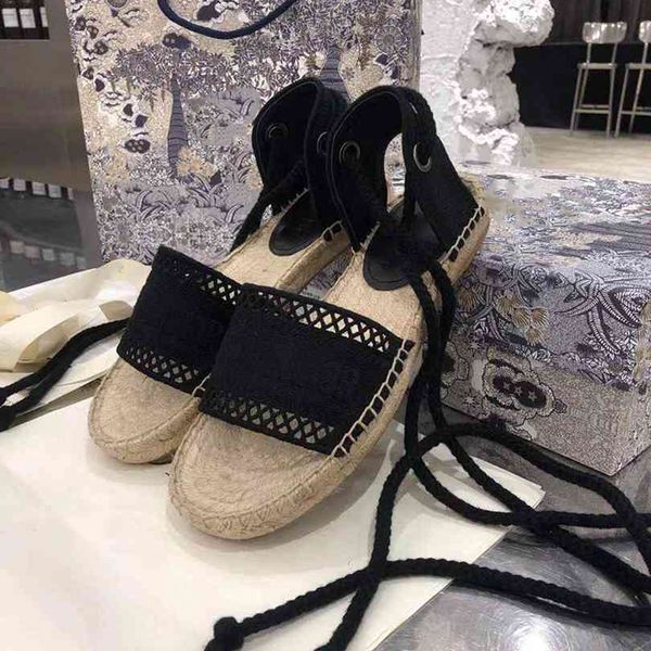 fashion summer flat sandals jacquard embroidery hollow fisherman shoes designer casual lace-up lady beach sandal size 35-41, Black
fashion summer flat sandals jacquard embroidery hollow fisherman shoes designer casual lace-up lady beach sandal size 35-41, Black