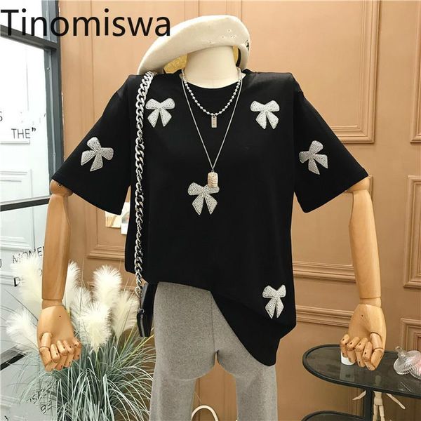women's t-shirt tinomiswa heavy beading butterfly tshirts women sweet o-neck short sleeve tees loose casual bottoming t-shirts a1419, White
women's t-shirt tinomiswa heavy beading butterfly tshirts women sweet o-neck short sleeve tees loose casual bottoming t-shirts a1419, White