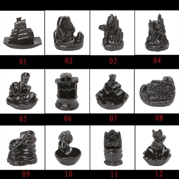 creative tower ceramic incense burner fragrance holder backflow censer 12 styles retailsale lamps
creative tower ceramic incense burner fragrance holder backflow censer 12 styles retailsale lamps