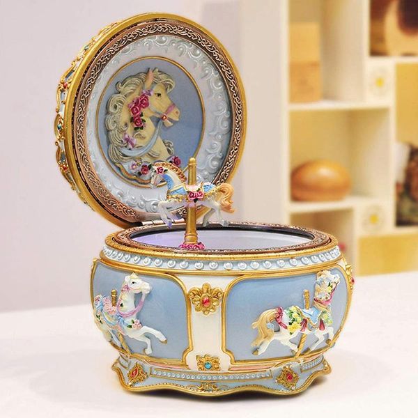decorative objects & figurines carousel music box with sound control led flash lights birthday valentine's day gifts for girl friend ki
decorative objects & figurines carousel music box with sound control led flash lights birthday valentine's day gifts for girl friend ki