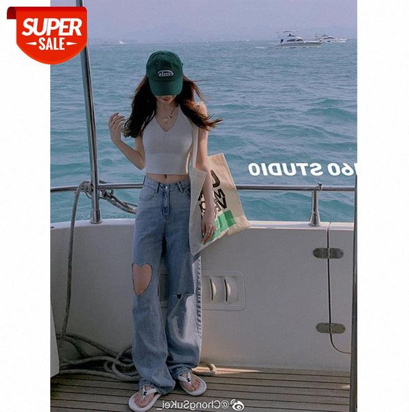 korean fashion washed casual women with high waist and wide legs, please focus the ripped pants that snipe your heart #xb4w, Black;gray
korean fashion washed casual women with high waist and wide legs, please focus the ripped pants that snipe your heart #xb4w, Black;gray