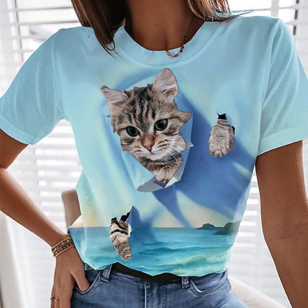women's t-shirt cute 3d cat oversized women summer 2021 casual o-neck t-shirts female short sleeve clothing tee shirt, White
women's t-shirt cute 3d cat oversized women summer 2021 casual o-neck t-shirts female short sleeve clothing tee shirt, White