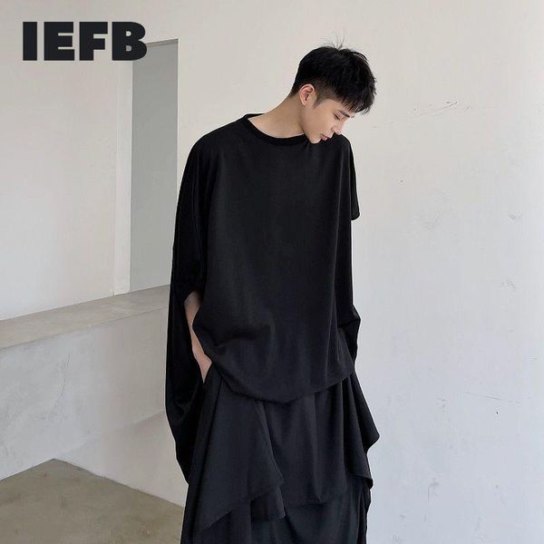 men's t-shirts iefb 2021 clothing black irregular hem japanese streetwear trend loose round neck short sleeve 9y6539, White;black
men's t-shirts iefb 2021 clothing black irregular hem japanese streetwear trend loose round neck short sleeve 9y6539, White;black
