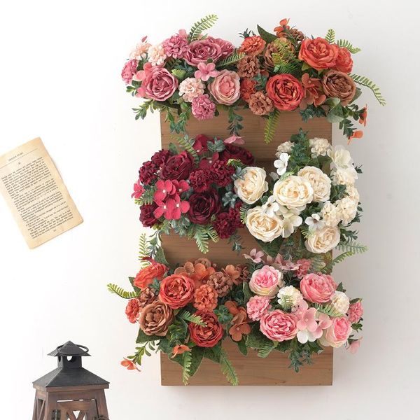 decorative flowers & wreaths 2bouquet home decoration artificial silk peony fake hydrangea christmas year wedding party room decor indoor
decorative flowers & wreaths 2bouquet home decoration artificial silk peony fake hydrangea christmas year wedding party room decor indoor