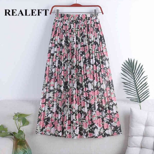 summer vintage floral print pleated women's long skirt chiffon high waist loose female umbrella a-line skirts 210428, Black
summer vintage floral print pleated women's long skirt chiffon high waist loose female umbrella a-line skirts 210428, Black