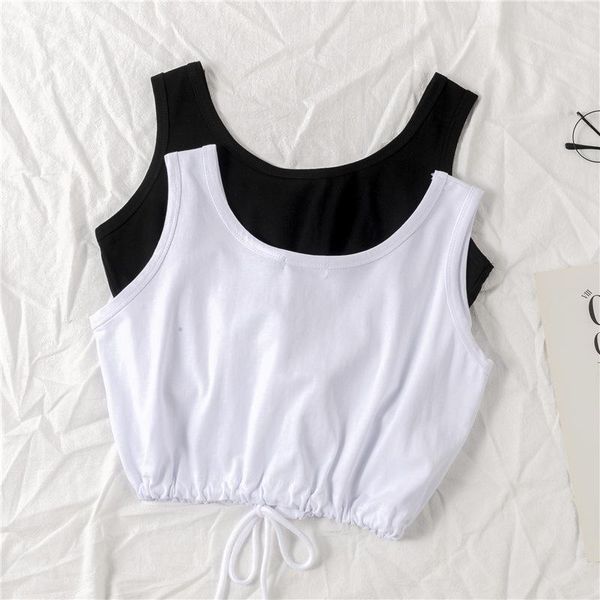 women's tanks & camis women drawstring casual crop hip-hop chic womens harajuku summer designed fashion breathable loose simple, White
women's tanks & camis women drawstring casual crop hip-hop chic womens harajuku summer designed fashion breathable loose simple, White