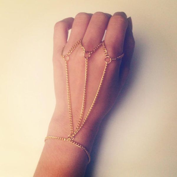 link, chain european and american hip-hop jewelry with metal bracelet personality exaggerated hand back for female party gifts, Black
link, chain european and american hip-hop jewelry with metal bracelet personality exaggerated hand back for female party gifts, Black