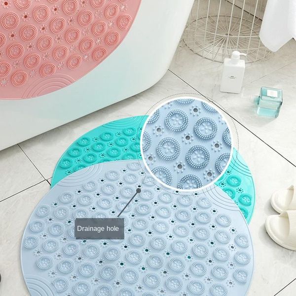 bath mats 55cm round bathroom pvc anti-slip mat foldable easy store clean silicone kitchen accessories tools
bath mats 55cm round bathroom pvc anti-slip mat foldable easy store clean silicone kitchen accessories tools