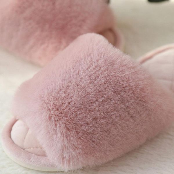 slippers winter women female solid faux fur open toe warm plush flat house slipper lady comfortable fashion indoor women's shoes, Black
slippers winter women female solid faux fur open toe warm plush flat house slipper lady comfortable fashion indoor women's shoes, Black