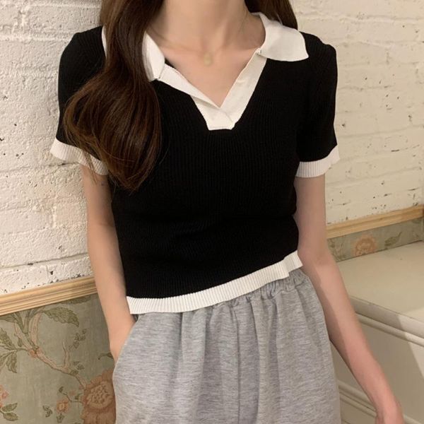 women's t-shirt short sleeve sweater t-shirts summer female slim solid color long v-neck causal, White
women's t-shirt short sleeve sweater t-shirts summer female slim solid color long v-neck causal, White