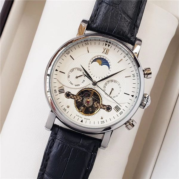 ph reloj luxury brand watch casual men watches fashion dress orologio leather strap automatic machinery, Slivery;brown
ph reloj luxury brand watch casual men watches fashion dress orologio leather strap automatic machinery, Slivery;brown