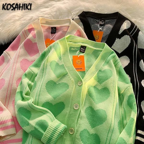 women's knits & tees kosahiki vintage love cardigan women 2021 autumn outwear v-neck sweet sweater coats korean chic casual all-match c, White
women's knits & tees kosahiki vintage love cardigan women 2021 autumn outwear v-neck sweet sweater coats korean chic casual all-match c, White