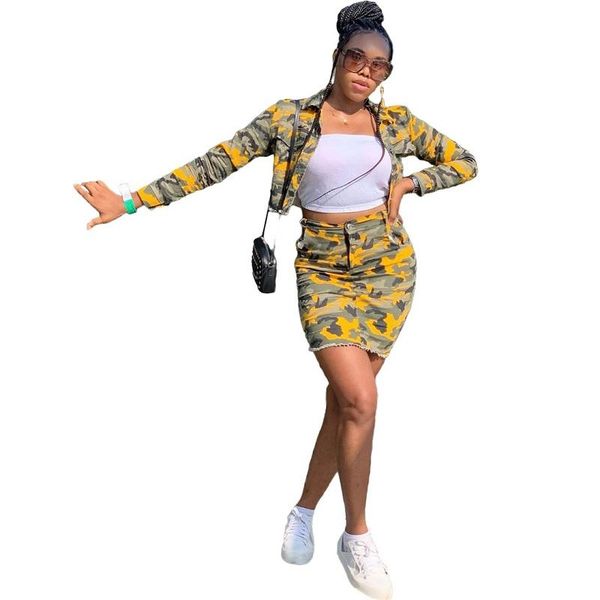 two piece dress women's camouflage print fashion casual skirt outfit short jackets and mini 2 set suit, White
two piece dress women's camouflage print fashion casual skirt outfit short jackets and mini 2 set suit, White