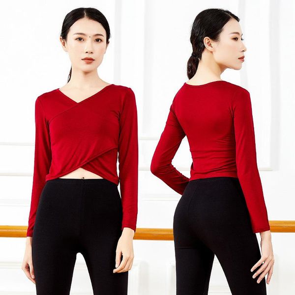 men's sweaters dancer's song leisure bandage cross modern dance clothes yoga long sleeve navel exposed body, White;black
men's sweaters dancer's song leisure bandage cross modern dance clothes yoga long sleeve navel exposed body, White;black