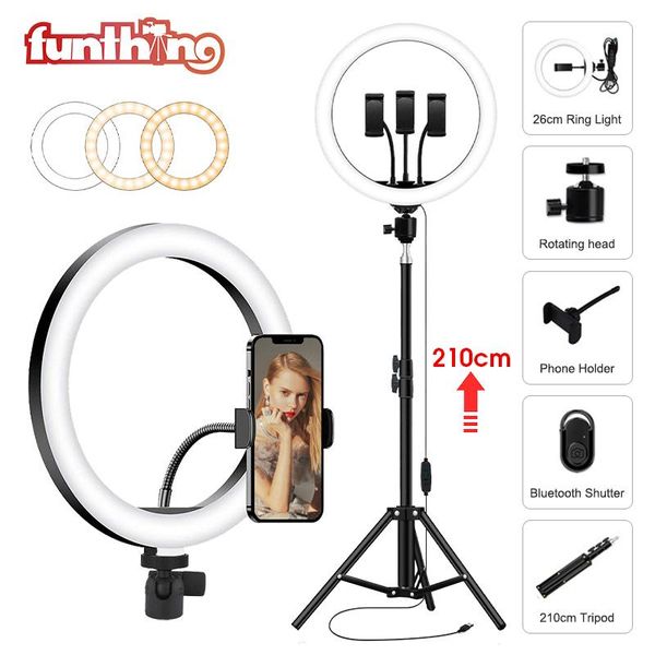 10/12/14 inch selfie led ring light with 2.1m tripod stand lamp for makeup youtube video dimmable pography lighting flash heads
10/12/14 inch selfie led ring light with 2.1m tripod stand lamp for makeup youtube video dimmable pography lighting flash heads