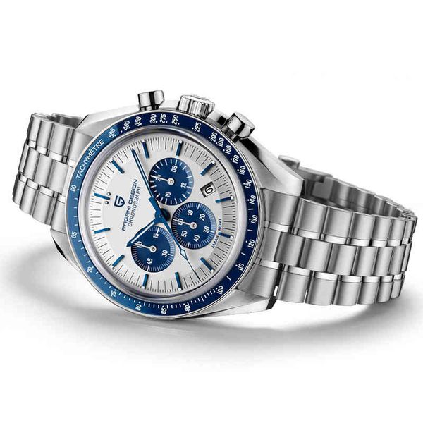 pagani design men's watches luxury quartz watch men japan movet vk63 sport style stainless steel waterproof for, Silver
pagani design men's watches luxury quartz watch men japan movet vk63 sport style stainless steel waterproof for, Silver