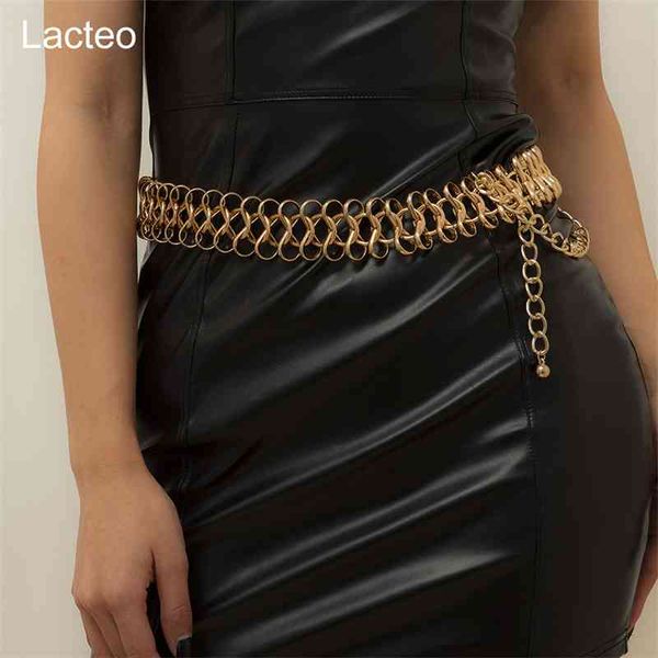 lacteo exaggerated round circle aluminum belt for women steampunk hip hop multi layer metal waist chain, Silver
lacteo exaggerated round circle aluminum belt for women steampunk hip hop multi layer metal waist chain, Silver