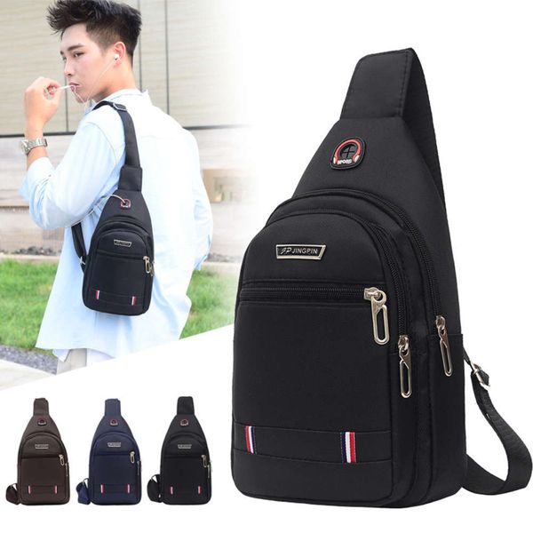 chest bag men's single shoulder messenger leisure cross nylon cloth diagonal backpack trendy small 
chest bag men's single shoulder messenger leisure cross nylon cloth diagonal backpack trendy small