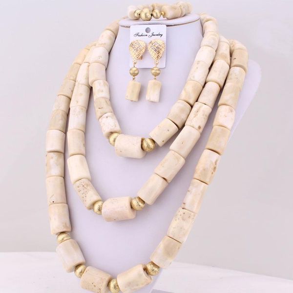 earrings & necklace dudo 33 inches 15-21mm african white origianl coral beads jewelry set nigerian, Silver
earrings & necklace dudo 33 inches 15-21mm african white origianl coral beads jewelry set nigerian, Silver