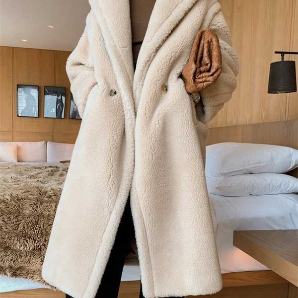 women's coat teddy bear real wool fur thicken oversize s vanilla tobacco blue classic 211218, Black
women's coat teddy bear real wool fur thicken oversize s vanilla tobacco blue classic 211218, Black