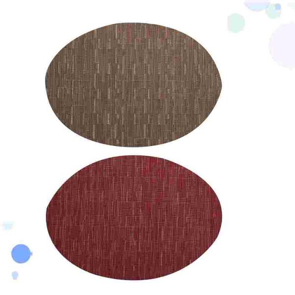 mats & pads 2pcs oval non-slip placemats bowl bamboo pattern table place heat insulation pad (red + brown)
mats & pads 2pcs oval non-slip placemats bowl bamboo pattern table place heat insulation pad (red + brown)