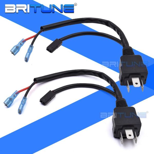 britune h4 relay harness wiring connectors for bi-led projector lens led wires cable adapter other lighting system
britune h4 relay harness wiring connectors for bi-led projector lens led wires cable adapter other lighting system