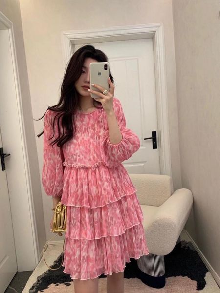 casual dresses women dress 2021 amoi ruffled sweet rose pink cake pleated three-quarter sleeve, Black;gray
casual dresses women dress 2021 amoi ruffled sweet rose pink cake pleated three-quarter sleeve, Black;gray