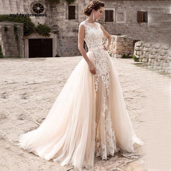 other wedding dresses weddingdresslongcream lace mermaid dress withremovable tulle trailing ball gown bridal robe de marieein the summer1, White
other wedding dresses weddingdresslongcream lace mermaid dress withremovable tulle trailing ball gown bridal robe de marieein the summer1, White