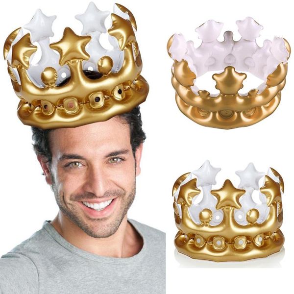 party hats 1pc inflatable crown decoration creative personalized hat event festival supplies stage prop children kids birthday
party hats 1pc inflatable crown decoration creative personalized hat event festival supplies stage prop children kids birthday