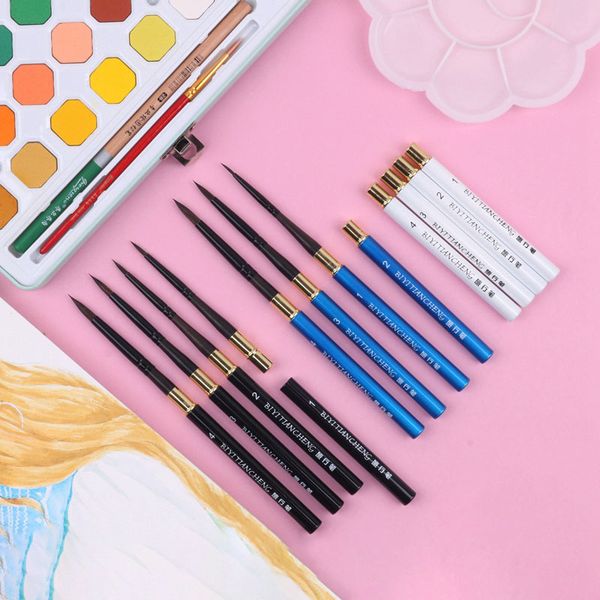 watercolor brush animal hair pointed round head travel pen set metal pen portable outdoor sketch gouache brush professional art
watercolor brush animal hair pointed round head travel pen set metal pen portable outdoor sketch gouache brush professional art
