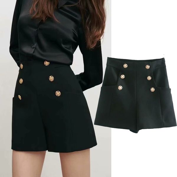 dresses women high double breasted front metal snap women's short skirt shorts, Black;gray
dresses women high double breasted front metal snap women's short skirt shorts, Black;gray