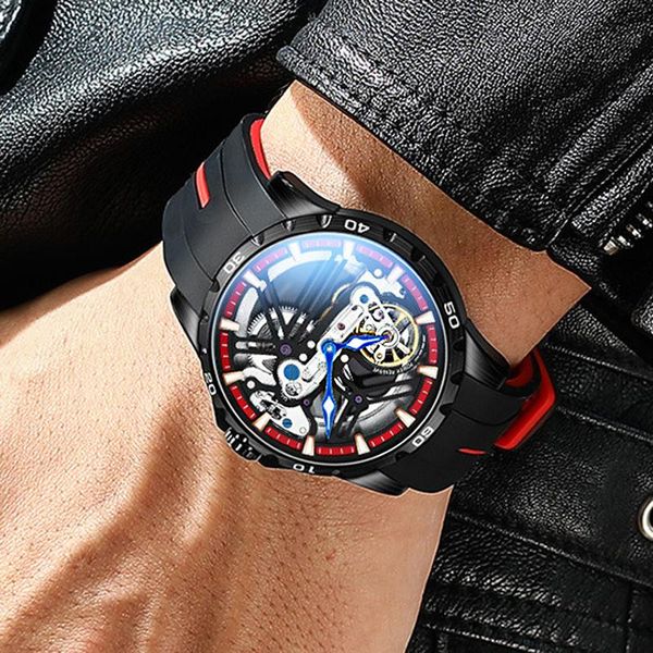 wristwatches design men business waterproof automatic mechanical sport hollow watches luminous skeleton men's clock, Slivery;brown
wristwatches design men business waterproof automatic mechanical sport hollow watches luminous skeleton men's clock, Slivery;brown