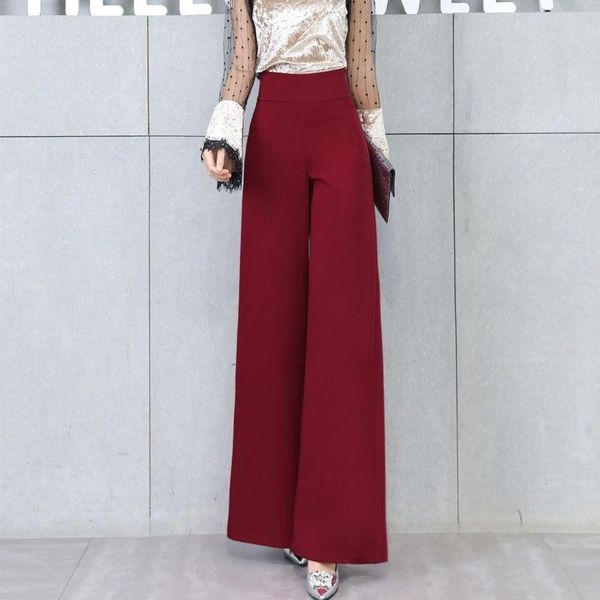 women autumn winter solid suit trouser lady elegant slim wide leg pant female loose casual plus size straight h107 women's pants & capr, Black;white
women autumn winter solid suit trouser lady elegant slim wide leg pant female loose casual plus size straight h107 women's pants & capr, Black;white