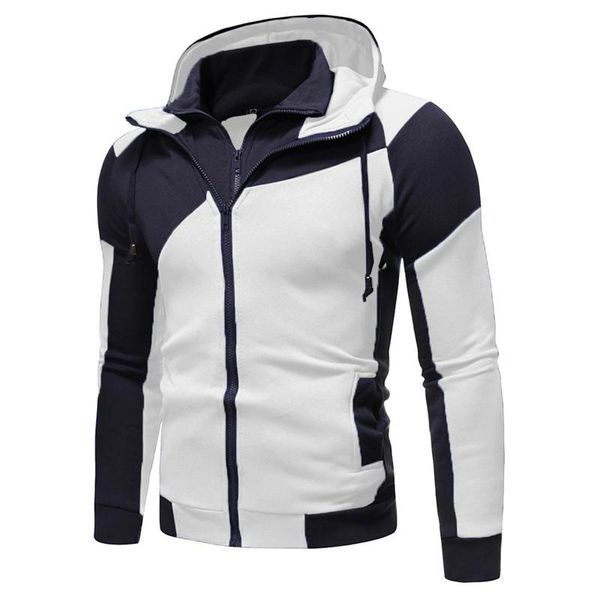 men's hoodies & sweatshirts 2021 autumn winter hoodie fashion wild zipper casual patchwork coat hoody for male sportswear, Black
men's hoodies & sweatshirts 2021 autumn winter hoodie fashion wild zipper casual patchwork coat hoody for male sportswear, Black