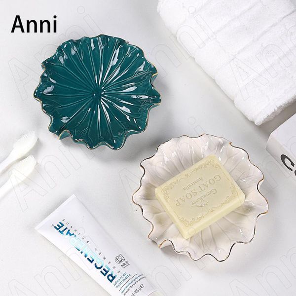 soap dishes creative golden stroke ceramic dish holder nordic modern overglaze lotus leaf holders bathroom accessories decoration
soap dishes creative golden stroke ceramic dish holder nordic modern overglaze lotus leaf holders bathroom accessories decoration