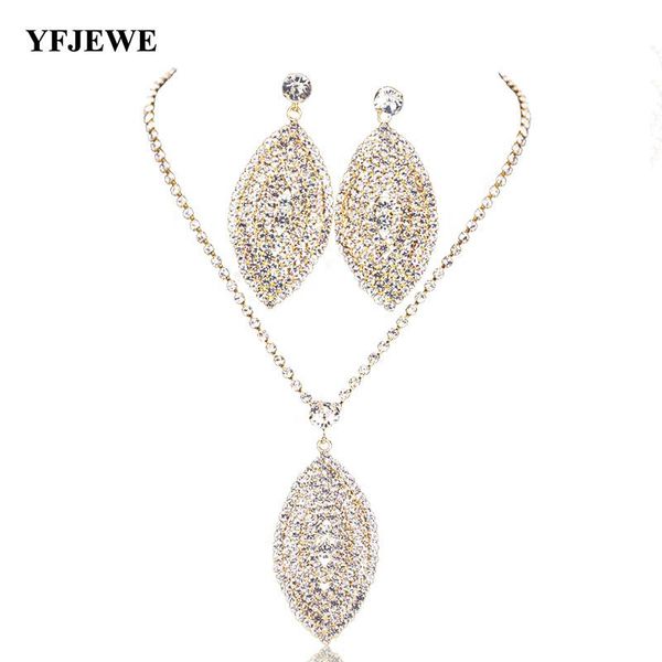 earrings & necklace yfjewe fashion women austrian crystal pendant big earring sets wedding accessories womens jewelry n326, Silver
earrings & necklace yfjewe fashion women austrian crystal pendant big earring sets wedding accessories womens jewelry n326, Silver