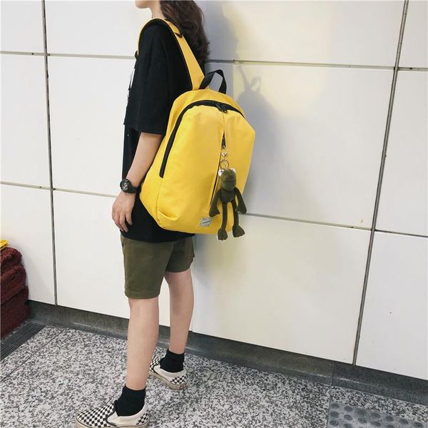 backpack men's fashion brand ins wind schoolbag women's korean trend simple solid color versatile travel
backpack men's fashion brand ins wind schoolbag women's korean trend simple solid color versatile travel