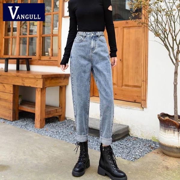 vangull vintage adjustable high waist straight jeans women streetwear loose female denim trouses buttons zipper ladies women's, Blue
vangull vintage adjustable high waist straight jeans women streetwear loose female denim trouses buttons zipper ladies women's, Blue