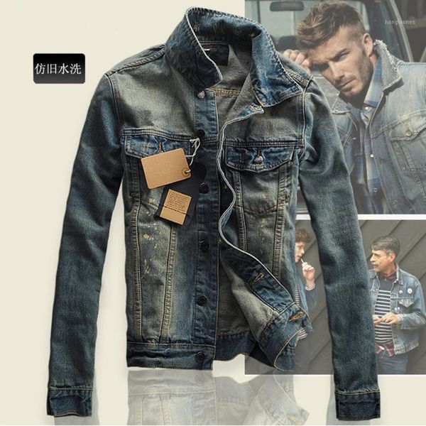 men's jackets fashion man slim fit denim jacket mens jeans winter korean-style youth cotton padded cowboy coats, Black;brown
men's jackets fashion man slim fit denim jacket mens jeans winter korean-style youth cotton padded cowboy coats, Black;brown