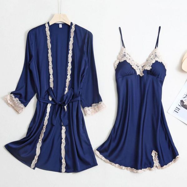 nave blue bride bridesmaid wedding robe set summer kimono bathrobe gown loose nightgown sleepwear faux satin home dress women's, Black;red
nave blue bride bridesmaid wedding robe set summer kimono bathrobe gown loose nightgown sleepwear faux satin home dress women's, Black;red