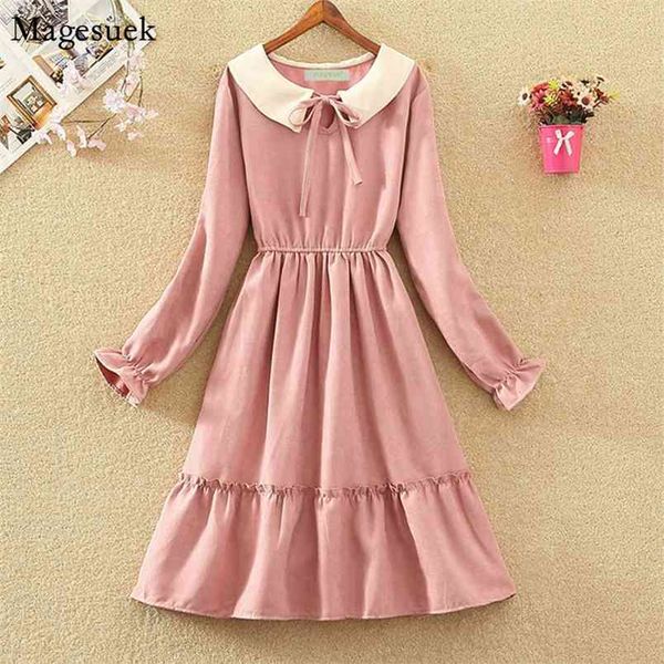 bow autumn dress women elegant vintage long sleeve pink midi lace-up party es for vestidos 12068 210512, Black;gray
bow autumn dress women elegant vintage long sleeve pink midi lace-up party es for vestidos 12068 210512, Black;gray