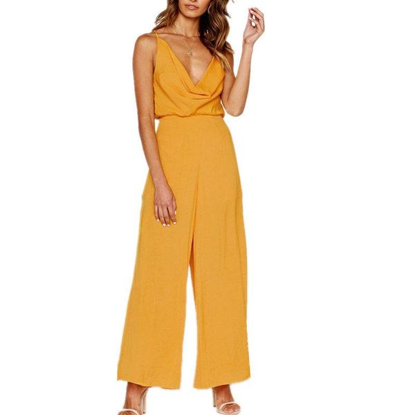 women's jumpsuits & rompers women mouthless spaghetti handcuffs v-neck jumpsuit casual wipe pipes elegant broek backless beach yellow g, Black;white
women's jumpsuits & rompers women mouthless spaghetti handcuffs v-neck jumpsuit casual wipe pipes elegant broek backless beach yellow g, Black;white